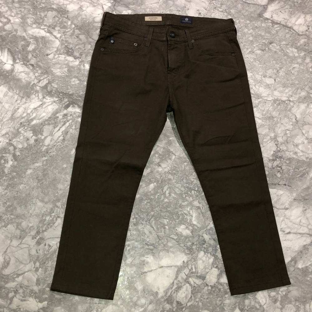 Adriano Goldschmied, men’s pants, Dark Green